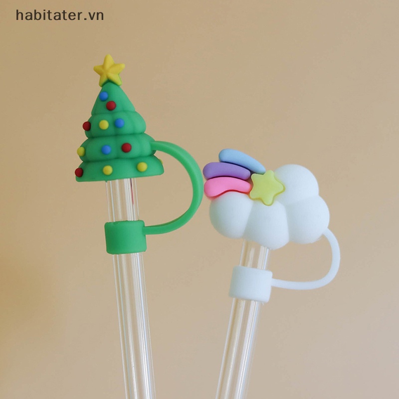 Nắp Đậy Ống Hút Bằng Silicon Chống Bụi Có Thể Tái Sử Dụng Tiện Lợi