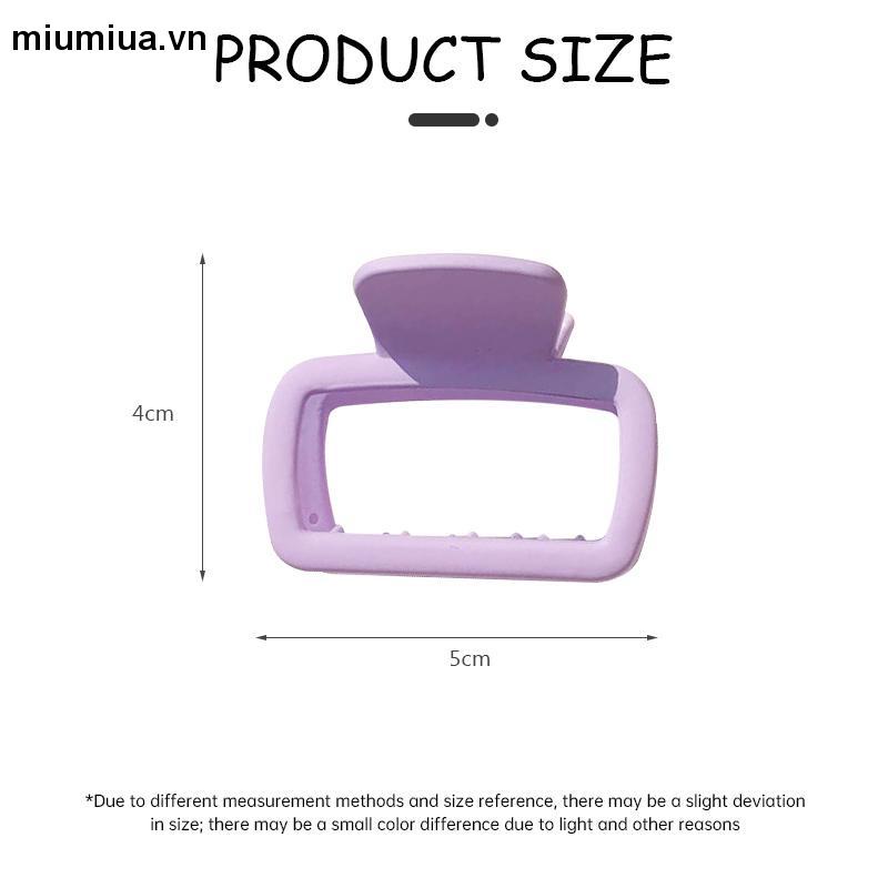 miumiuaKẹp Tóc Mini Màu Sắc Ngọt Ngào Thời Trang Mùa Hè Cho Nữ