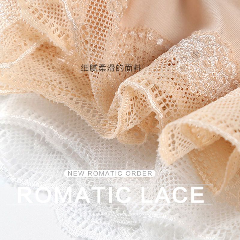 Quần Lót Lụa Mỏng Phối Ren Nâng Bụng Thời Trang Mùa Hè Cho Mẹ Bầu