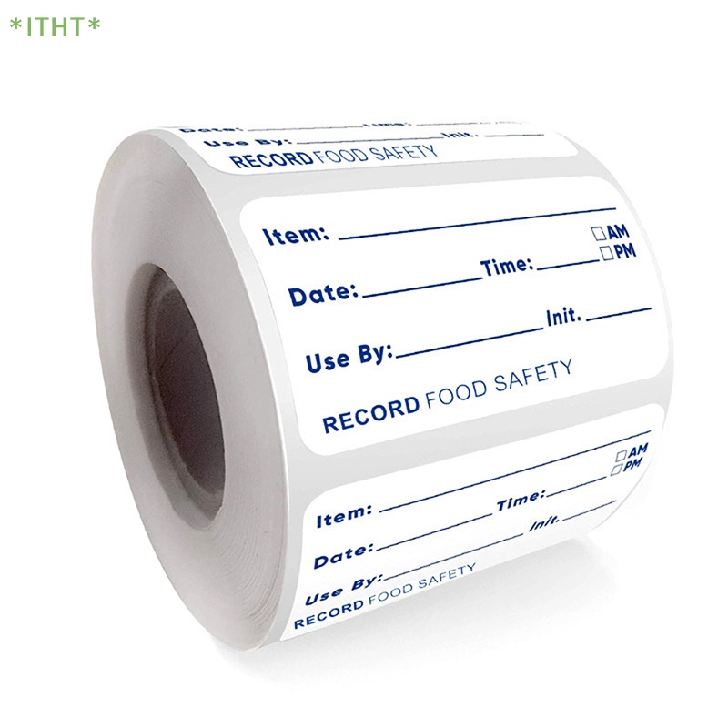 Cuộn 500 Miếng Dán Đánh Dấu Ngày Tháng Dùng Cho Tủ Lạnh Nhà Bếp Mới