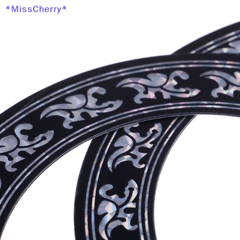 Miếng Dán Lỗ Âm Thanh Hình Hoa Hồng Màu Đen + Bạc Cho Đàn Guitar Cổ Điển Mới