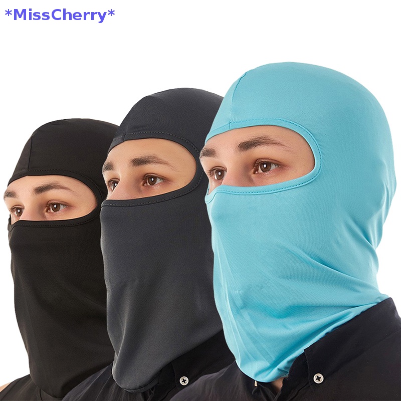 Khẩu Trang Balaclava Che Phủ Toàn Diện Khô Nhanh Dùng Khi Đi Xe Máy Mùa Hè Mới