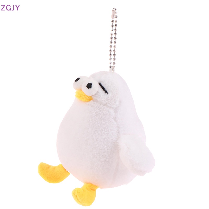 Búp Bê Nhồi Bông Hình Gà Con Đáng Yêu Mềm Mại 12cm Gắn Móc Khóa Trang Trí Ba Lô / Túi Xách Mới