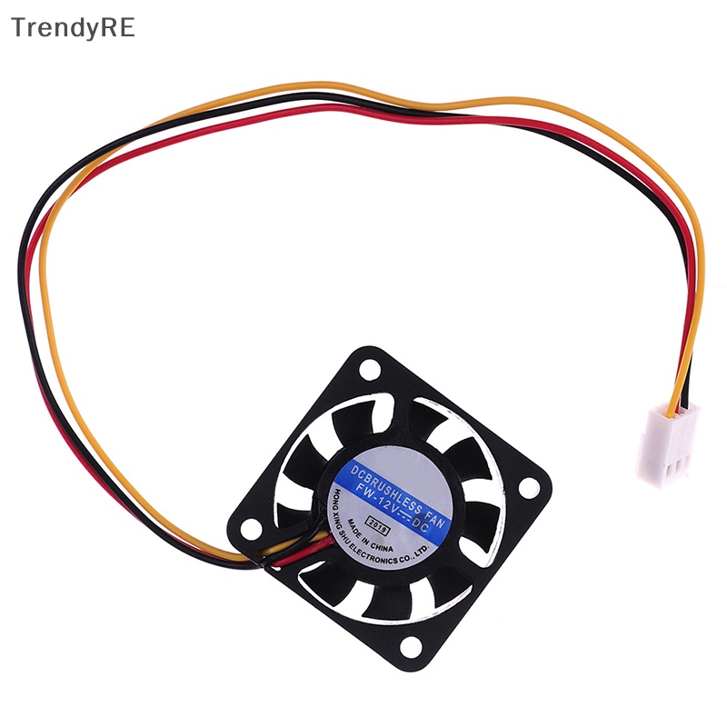 1 Chiếc Quạt Tản Nhiệt Mini 3 Chấu 4010 40MM 40 * 40 * 10 12V 0.8W 0.06A