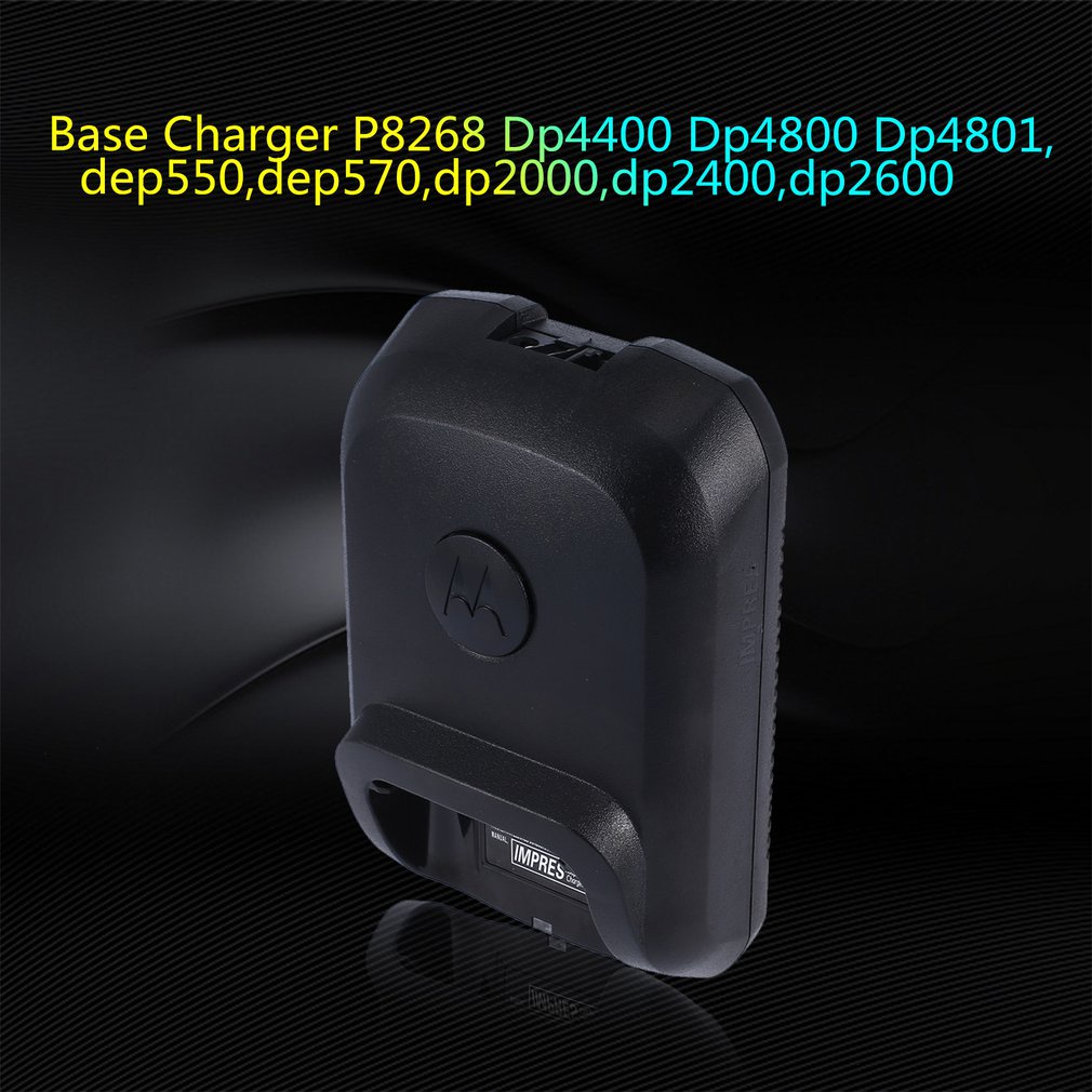 Only Base Charger For  Xir P8268 Dp4400 Dp4800 Dp4801 Dep550 Dep570 Dp2000 Dp2400 Dp2600 Etc Wlakie Talkie [Q/9]