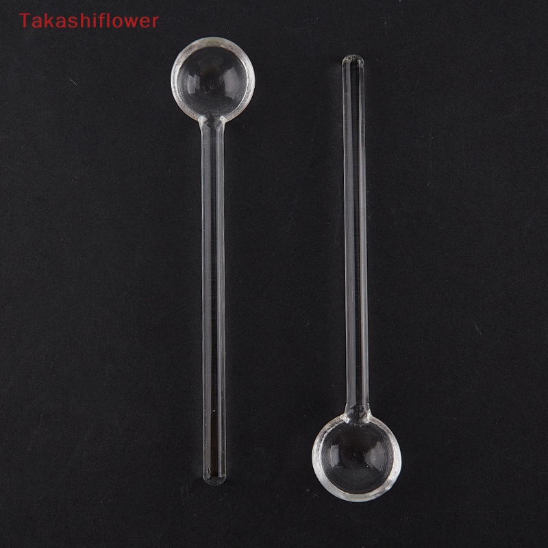 Muỗng Cà Phê Cán Dài Bằng Thủy Tinh Trong Suốt