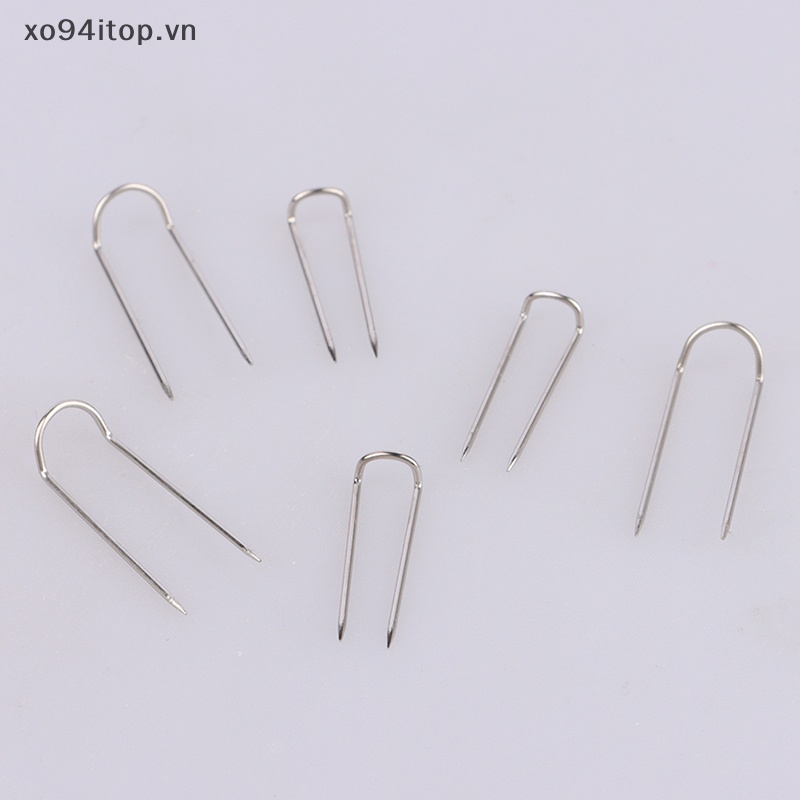 Set 50 Ghim Kim Loại Hình Chữ U Trưng Bày Trang Sức Tiện Lợi