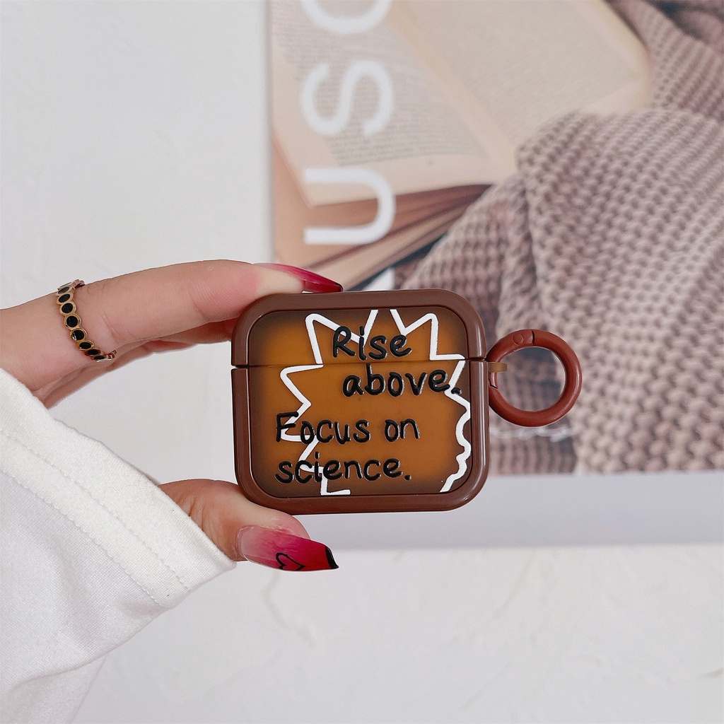 Vỏ Bảo Vệ Hộp Sạc Tai Nghe AirPods 1 2 3 Pro2 2022 Bằng tpu Dẻo Trong Suốt Họa Tiết Hoạt Hình Dễ Thương