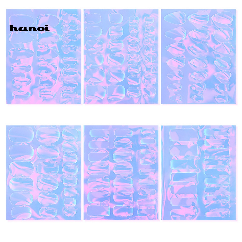 Miếng Dán Trang Trí Móng Tay Bằng PVC Mỏng Nhẹ Họa Tiết Cực Quang