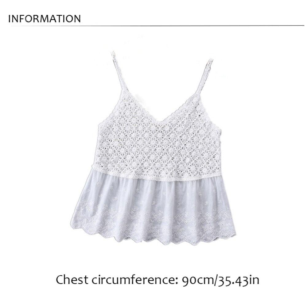 26EDIE Áo Tank Top Dệt Kim Cổ Chữ V Phong Cách Hàn Quốc Thời Trang Mùa Hè Ngọt Ngào