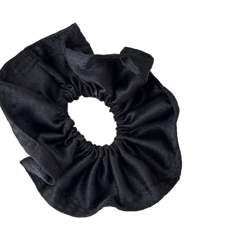 Dây Cột Tóc Co Giãn Màu Trơn Đơn Giản Cho Nữ