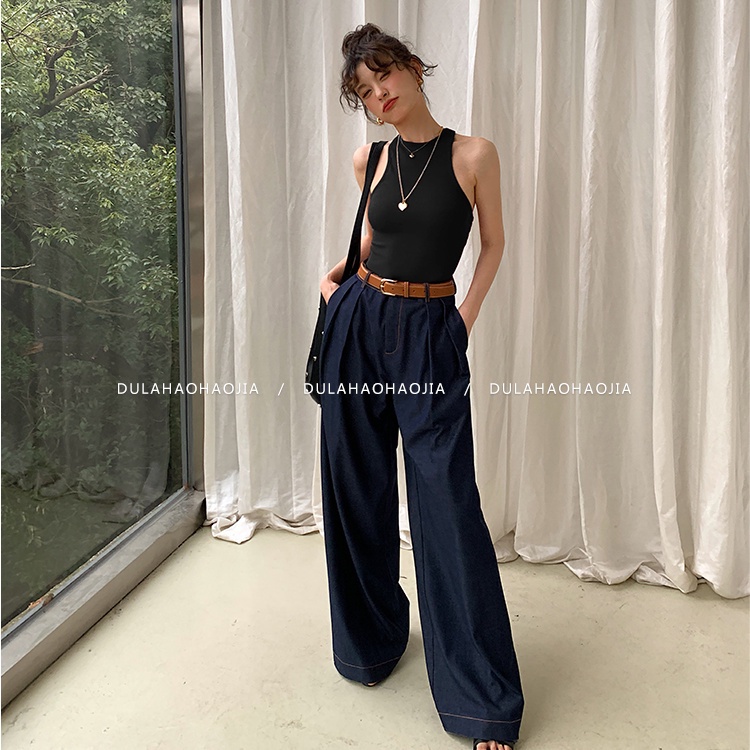 [F &amp; X] Áo Hai Dây Dáng Ôm Phong Cách Mới Xuân Hè 2023 Cho Nữ