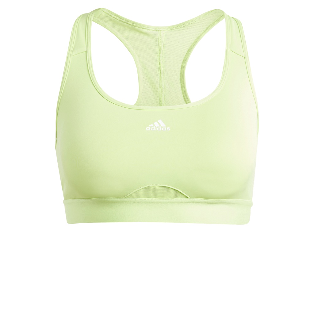 adidas Tập luyện Áo Bra Tập Luyện Medium Support Powerreact Nữ màu xanh lá IK0165