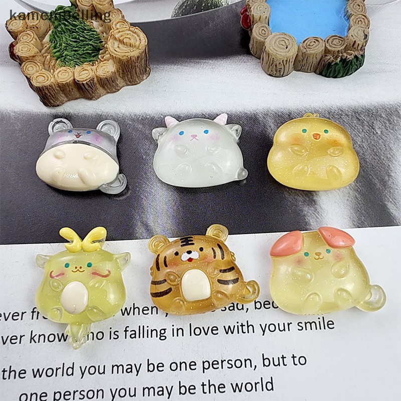 Set 1 / 5 Mô Hình Cung Hoàng Đạo Dạ Quang Mini Bằng Nhựa Resin DIY Trang Trí Nhà Cửa / Xe Hơi