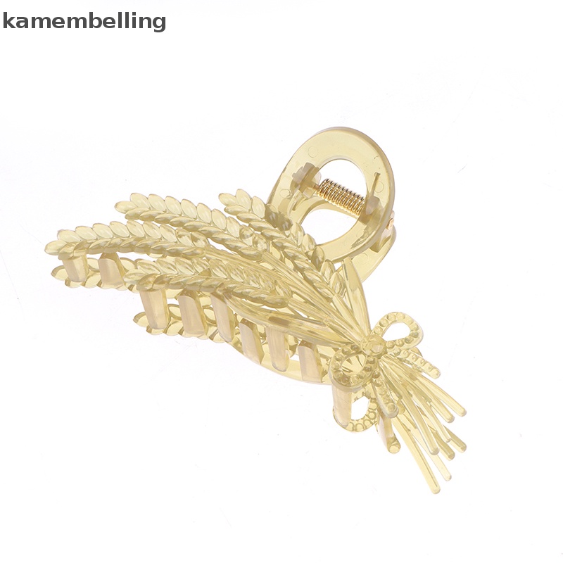 Kamembelling Kẹp Tóc Hình Cá Mập Bằng Acrylic Màu Thạch Dành Cho Nữ