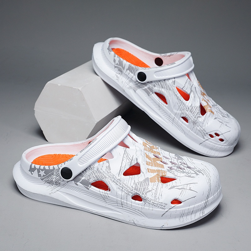 Dép Sandal Đục Lỗ Siêu Nhẹ Chống Trượt Chống Mài Mòn WK1 Thời Trang Mùa Hè Cho Nam