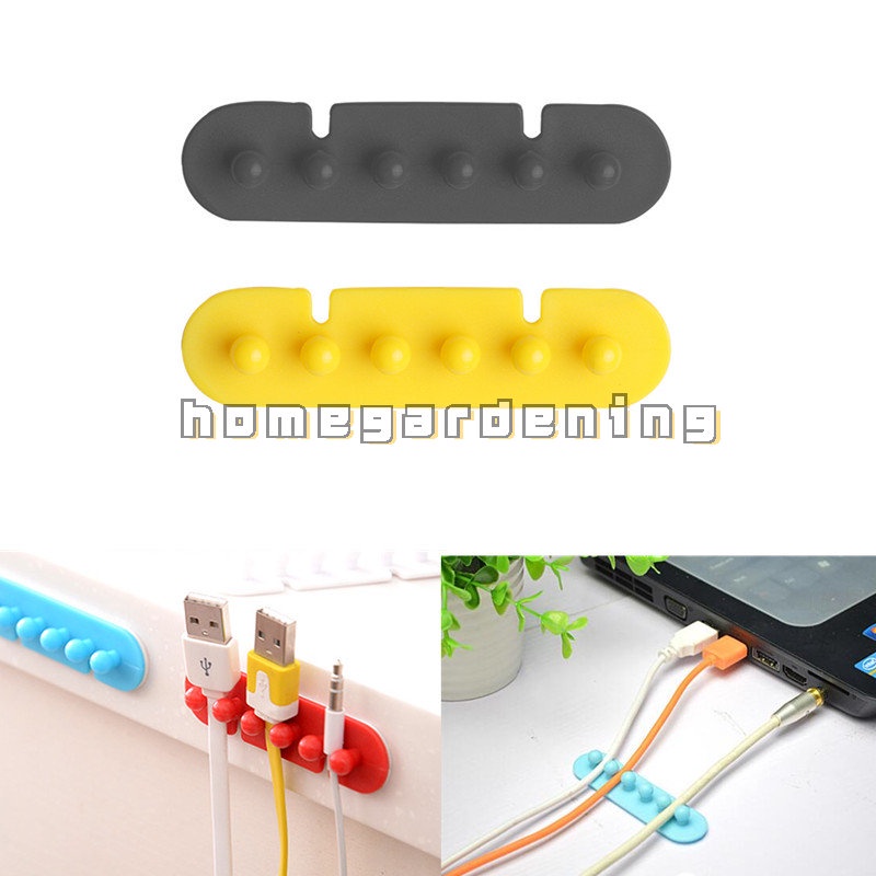 Set 2 Kẹp Cố Định Dây Cáp Tự Dính Tiện Lợi