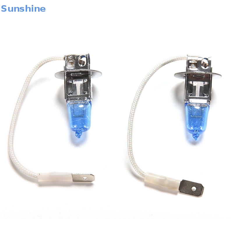 2 Đèn Pha Chống Sương Mù H3 100W 12V Ánh Sáng Trắng Cho Xe Hơi