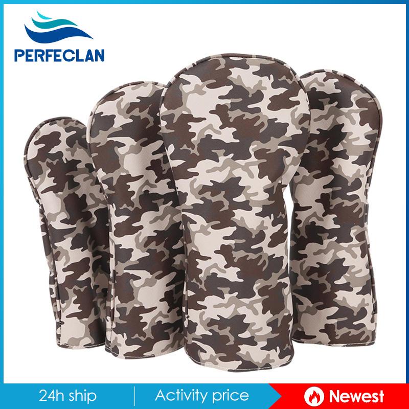 Set 4 Vỏ Bọc Đầu Gậy Đánh Golf Bằng Da Cho Nữ