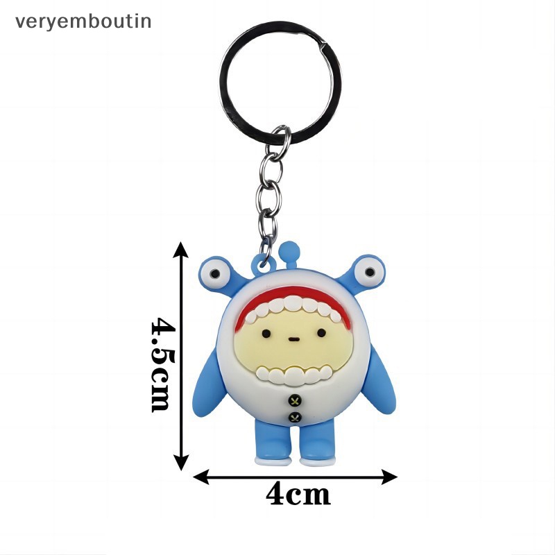 Móc Khóa Hình Búp Bê Hoạt Hình Bằng Silicon Dễ Thương