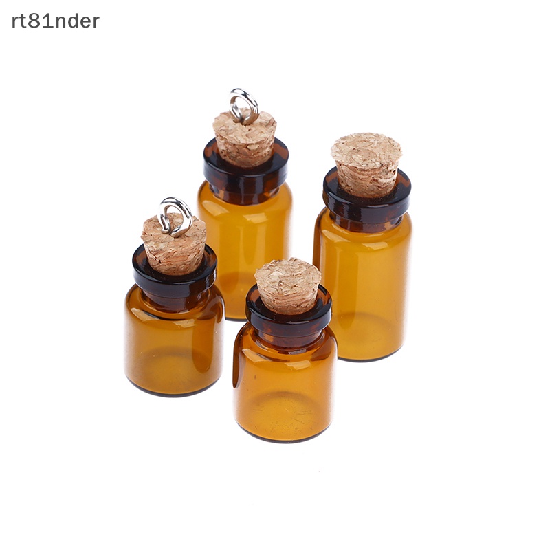 Bộ 10 Lọ Thủy Tinh Mini 1ml / 1.5ml Có Nút Bần