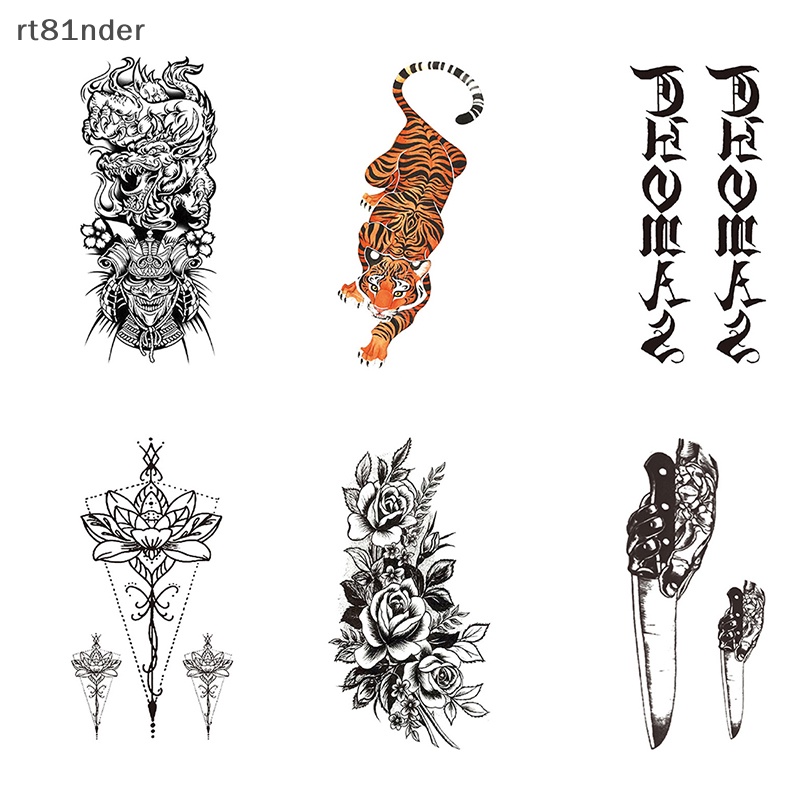 Hình Xăm Tạm Thời Toàn Thân Chống Nước Độc Đáo