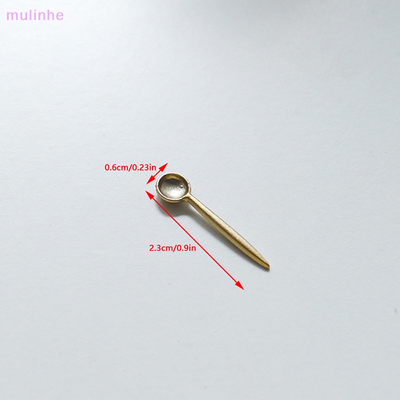 1 Muỗng Múc Kem Bằng Nhựa Tỉ Lệ 1: 12 Dùng Trang Trí Nhà Búp Bê