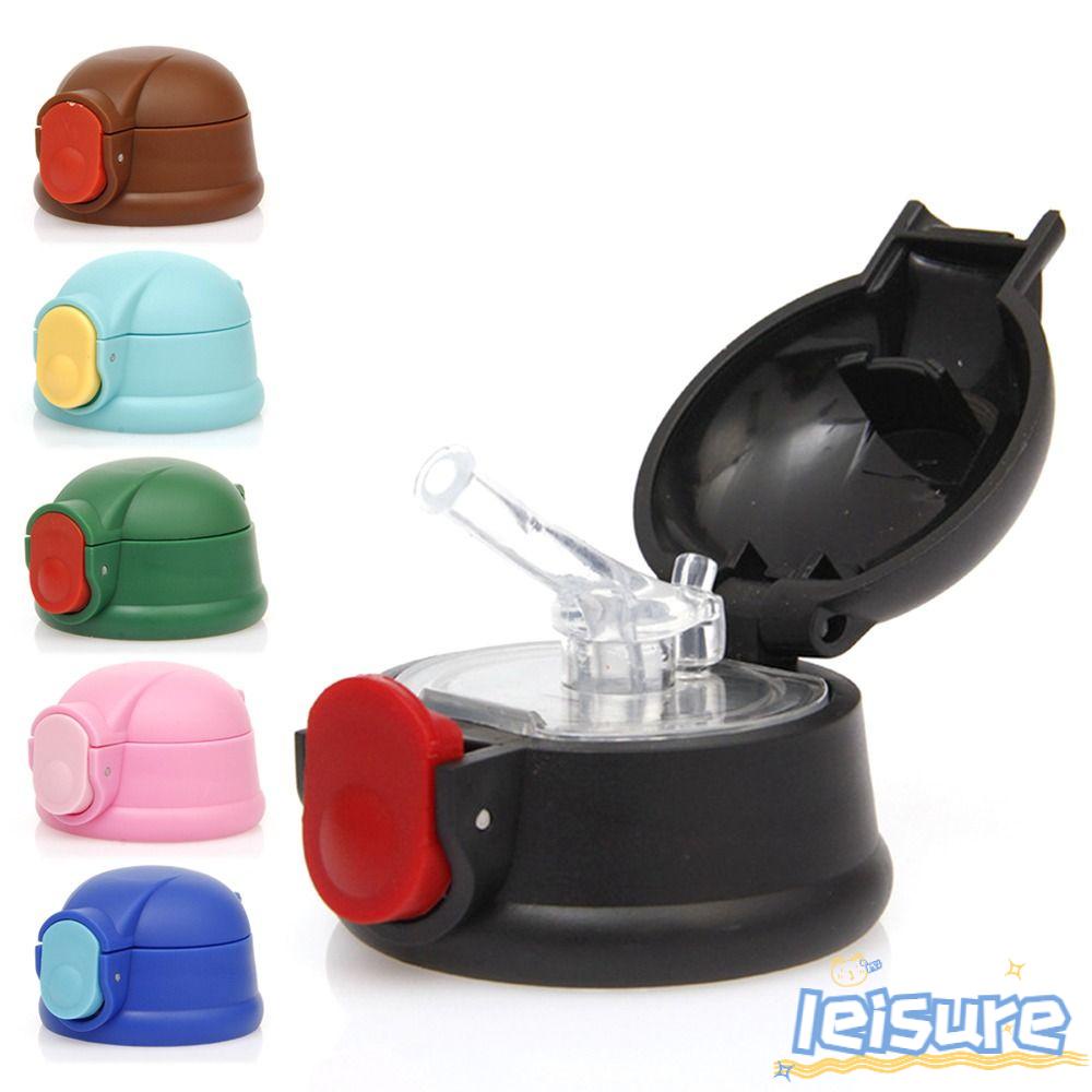 Set 2 Nắp Đậy Cốc Nước Bằng Silicone Kèm Ống Hút Tiện Dụng