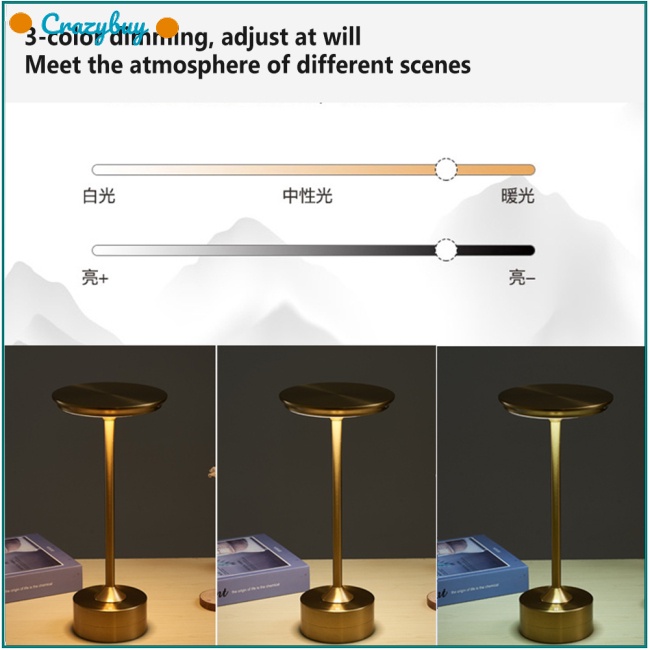 Cr Đèn Ngủ Led Để Bàn Hình Chữ I Sạc Usb Trang Trí Phòng Ngủ / Quán Cà Phê