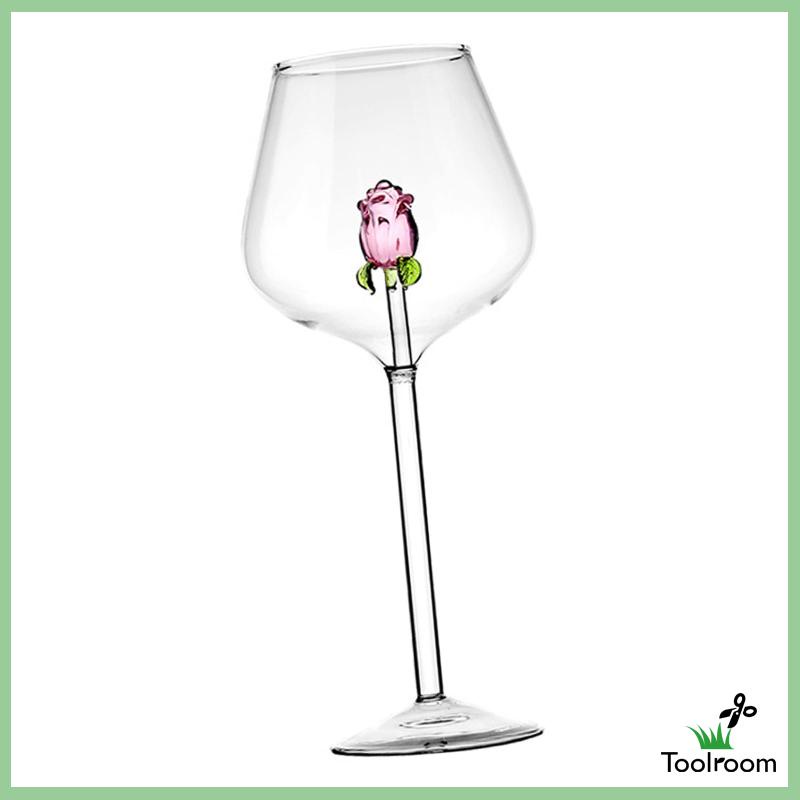 Ly Thủy Tinh Uống Cocktail / Cocktail Hình Hoa Hồng