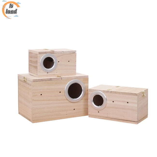 Tổ Chim Bằng Gỗ Dùng Trang Trí Sân Vườn