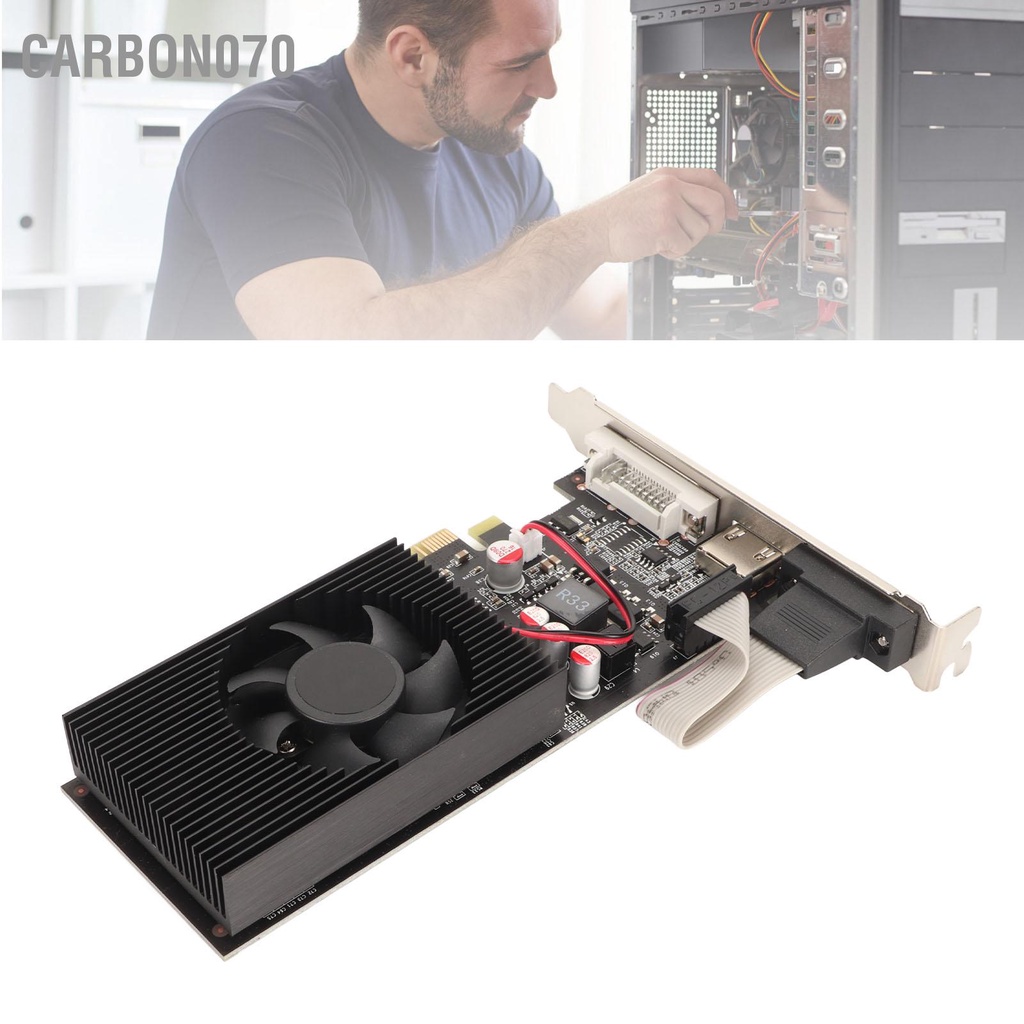 Carbon070 Card Đồ Họa GTX 730 2GB DDR3 128bit 5Gbps Hỗ Trợ DVI VGA HD Giao Diện Đa Phương Tiện DirectX 12 GPU Gaming