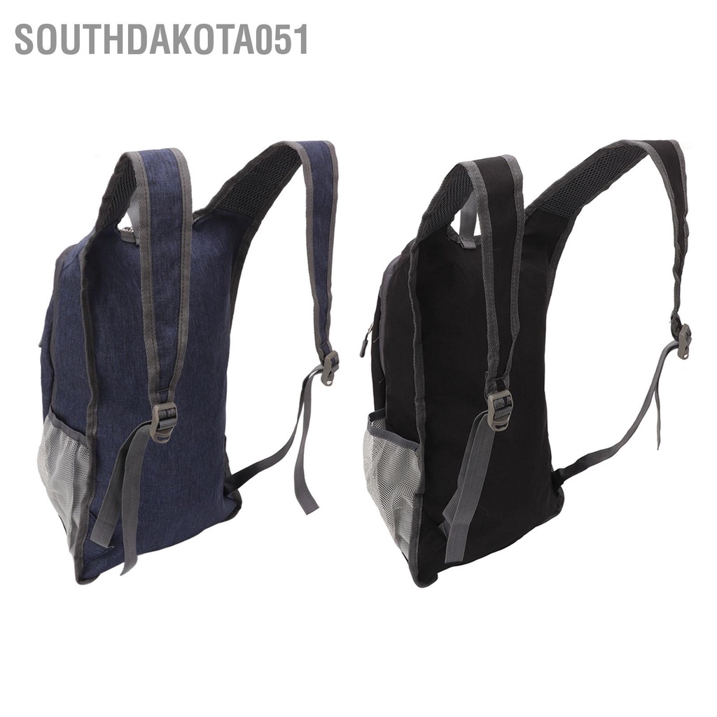 Southdakota051 Ba lô có thể đóng gói nhẹ đi bộ đường dài chống nước Thể thao ngoài trời gập lại