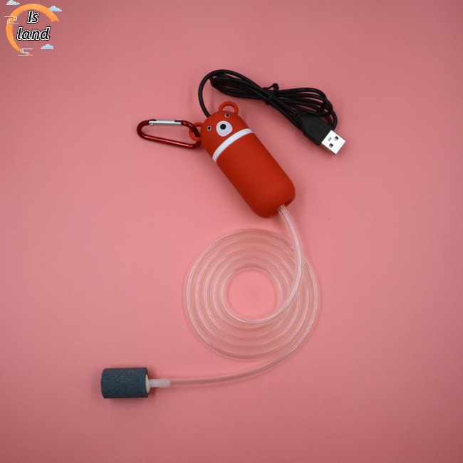 1 Bộ Máy Bơm Oxy Nhỏ Gọn Không Gây Tiếng Ồn + Cốc Hút + Dây Nguồn Usb