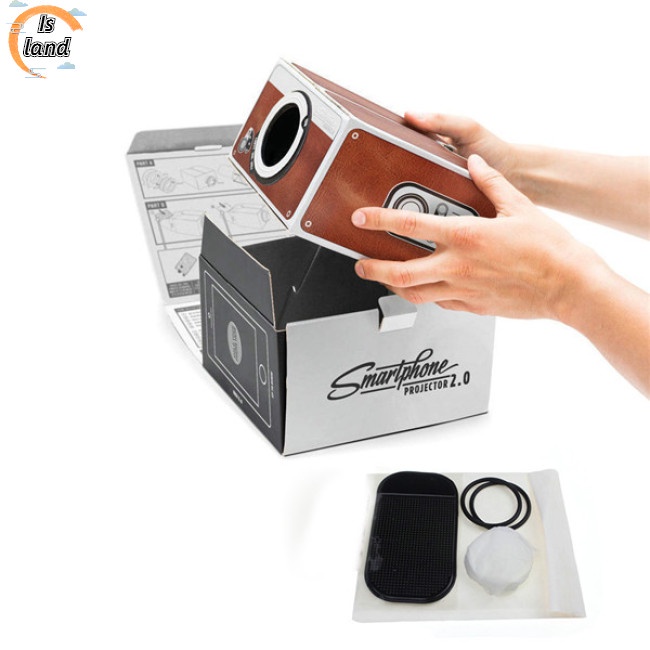 Máy Chiếu 3D Mini DIY Có Thể Điều Chỉnh Cho Điện Thoại / Máy Chiếu