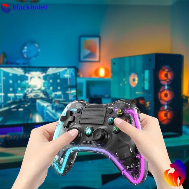 Tay Cầm Chơi Game Bluetooth Không Dây Có Đèn RGB Chuyên Dụng Cho Ps4