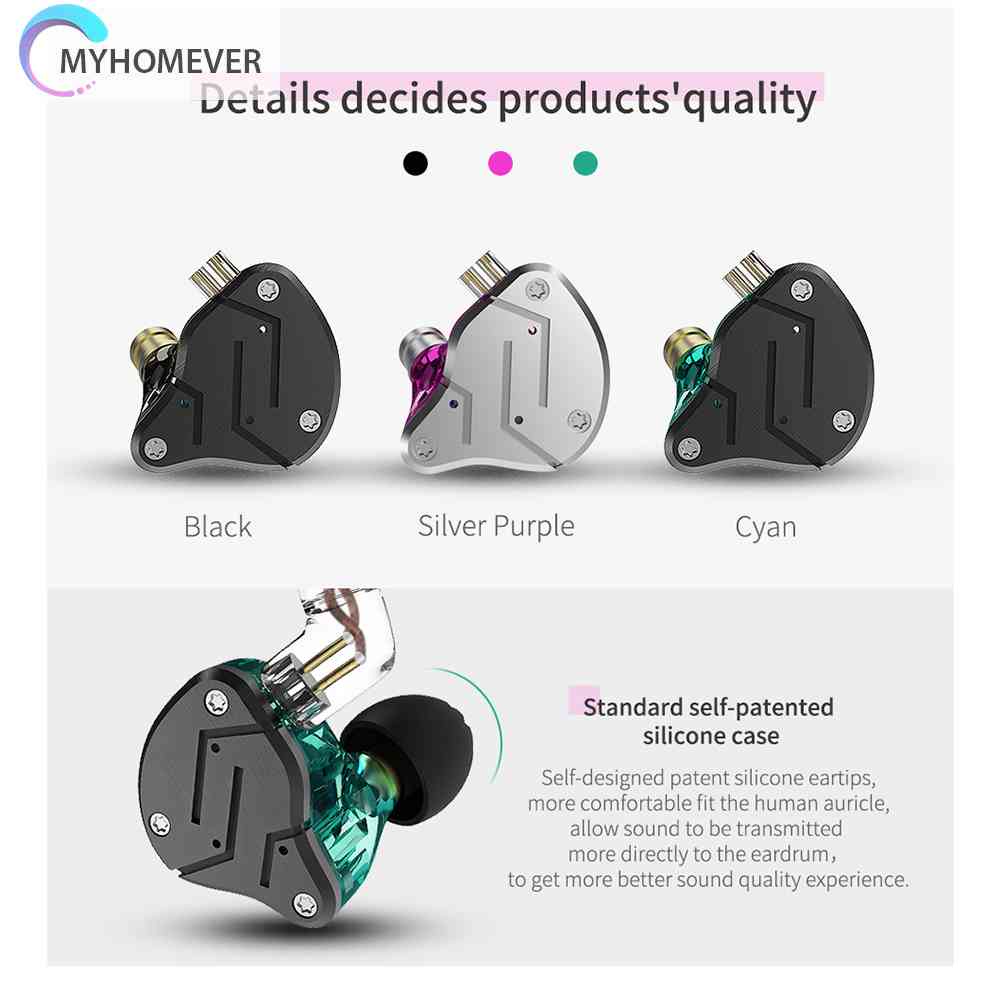 Tai Nghe KZ-ZSN 1BA + 1DD HIFI Âm Thanh Sống Động Chất Lượng Cao