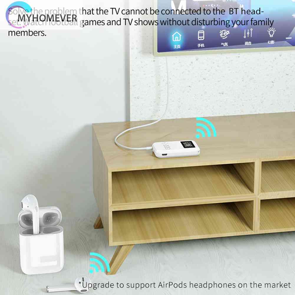 Bộ Thu Tín Hiệu Bluetooth 5.0 Có Màn Hình LED HD Cho Loa