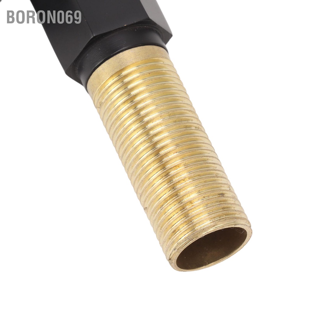 Boron069 Vòi Rửa Chén Bằng Đồng Cổ Điển Tay Cầm Đơn Phối Nước Nóng Lạnh Cho Gia Đình Khách Sạn Đen