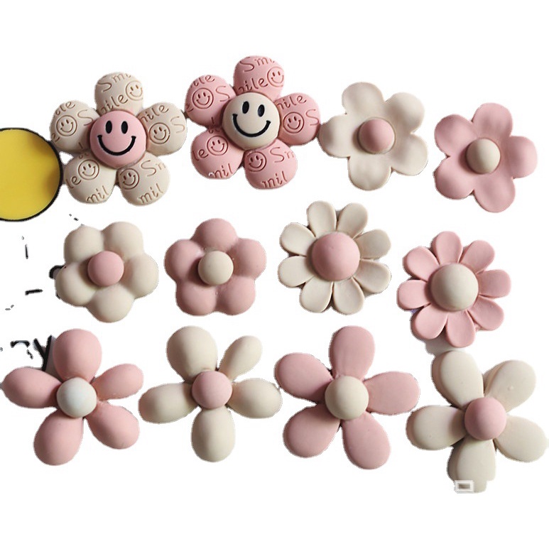 Ghim Cài Giày Crocs Hình Hoa Mặt Cười Dễ Thương Trang Trí Cà Phê / Hoa Hướng Dương / Croc Jibbits Cho Trẻ Em