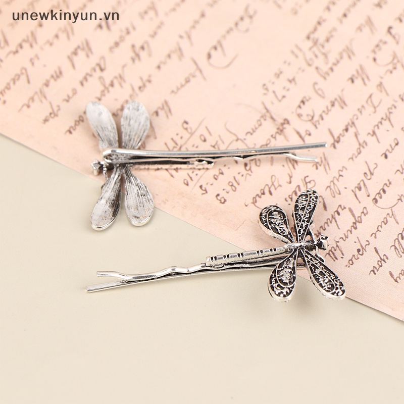 Kẹp Tóc Hình Chuồn Chuồn Phong Cách Retro Cho Nữ