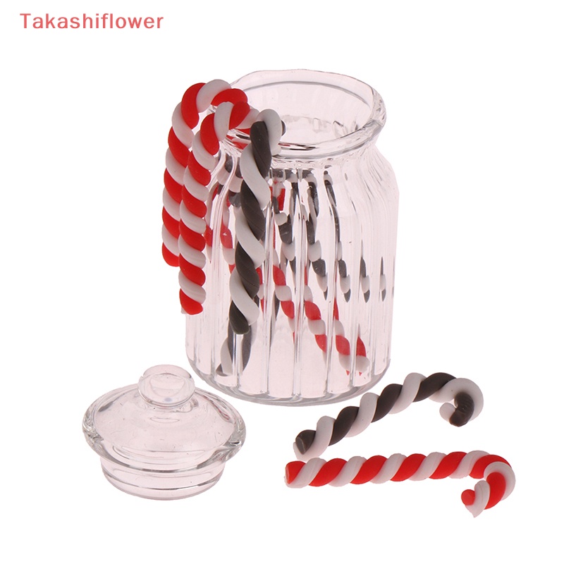 Hộp Kẹo Giáng Sinh + 8 Hũ Kẹo 1: 12 Trang Trí Nhà Búp Bê