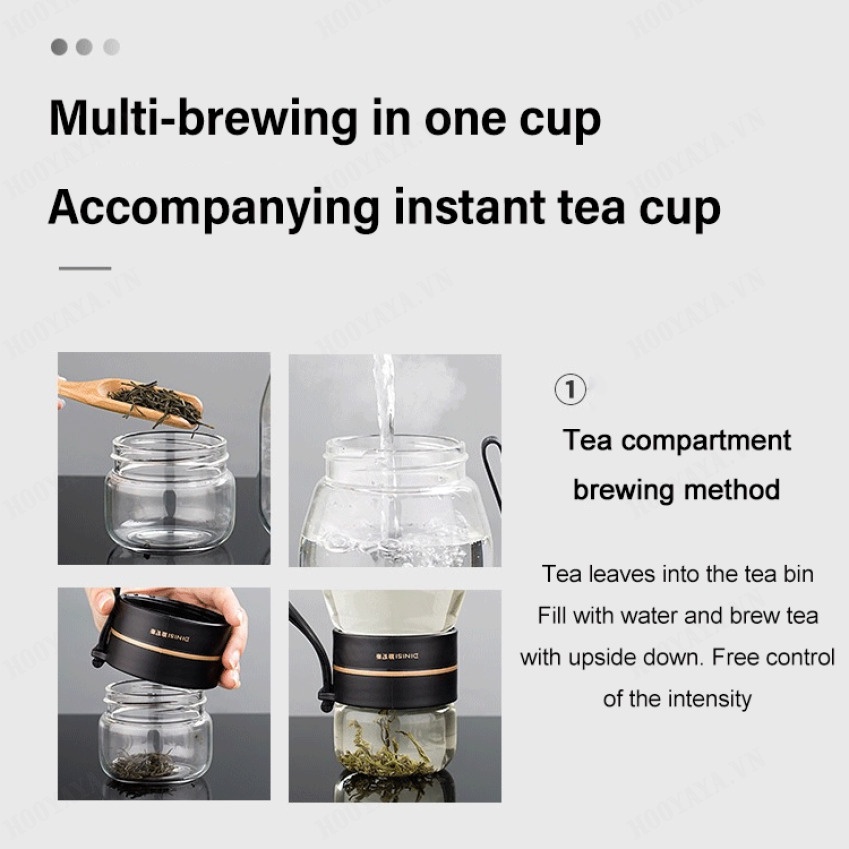 Dụng Cụ Lọc Trà Bằng Thủy Tinh Tiện Lợi