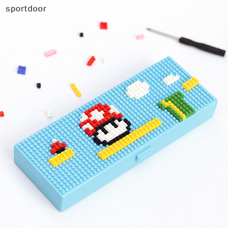 [sportoutdoor] Hộp Đựng Bút Chì Lắp Ráp Hình Hoạt Hình Dễ Thương DIY Cho Học Sinh [out]