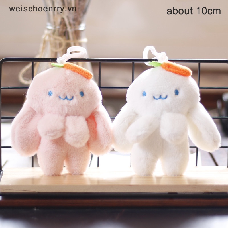 1 Móc Khóa Thỏ Bông Tai Dài Đáng Yêu