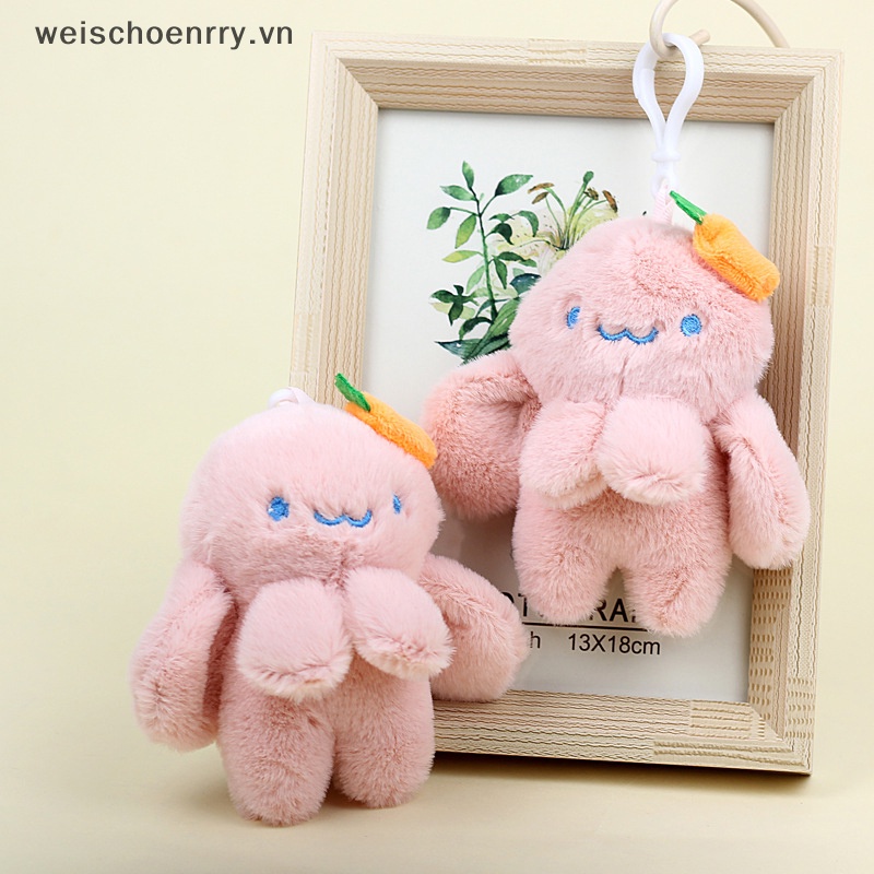 Móc Khóa Hình Bạch Tuộc / Thỏ Nhồi Bông Đáng Yêu