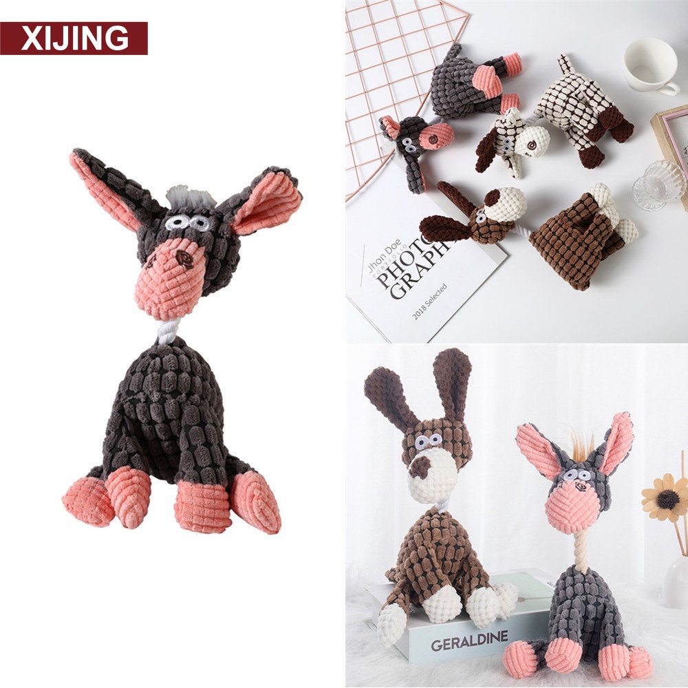 Đồ Chơi Nhai Gặm Mềm Mại Siêu Bền Có Âm Thanh Vui Nhộn Cho Thú Cưng