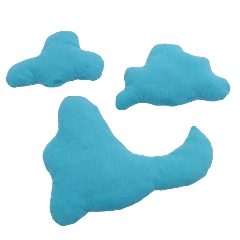 Bộ 3 Gối Hình Đám Mây Dùng Làm Phụ Kiện Chụp Ảnh Em Bé Sơ Sinh