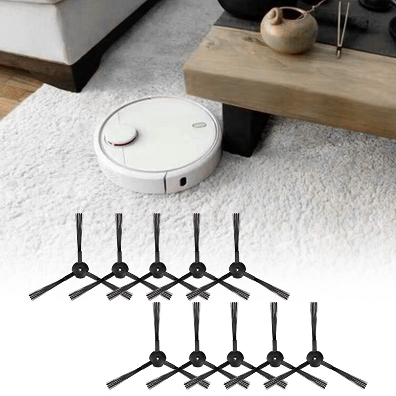 Set 10 Chổi Quét Thay Thế Cho Robot Hút Bụi ILIFE V3 V3S A4 A4S Pro V5 V5S Pro