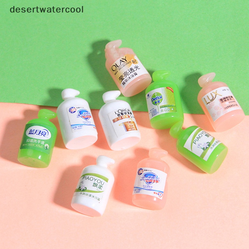 Set 10 Chai Nước Rửa Tay Mini Trang Trí Nhà Búp Bê